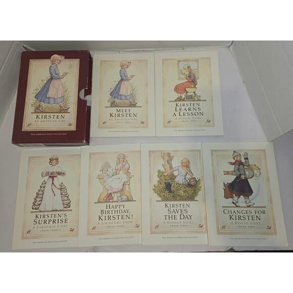 Kirsten American Girl Collection Box Set Book Lot Pleasant Company Historical - Picture 1 of 10
